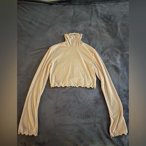 Cropped turtle neck